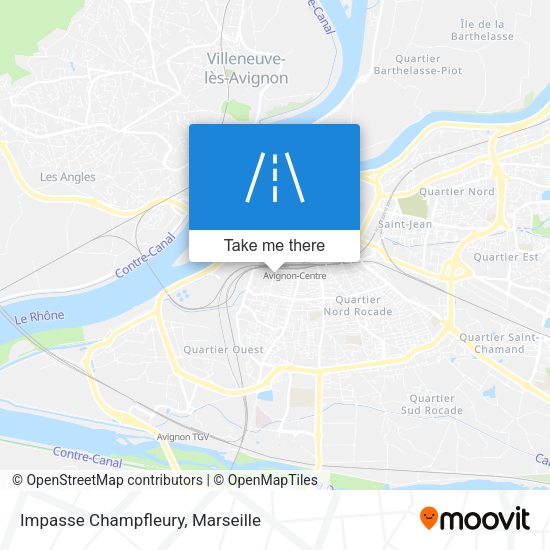 Impasse Champfleury map