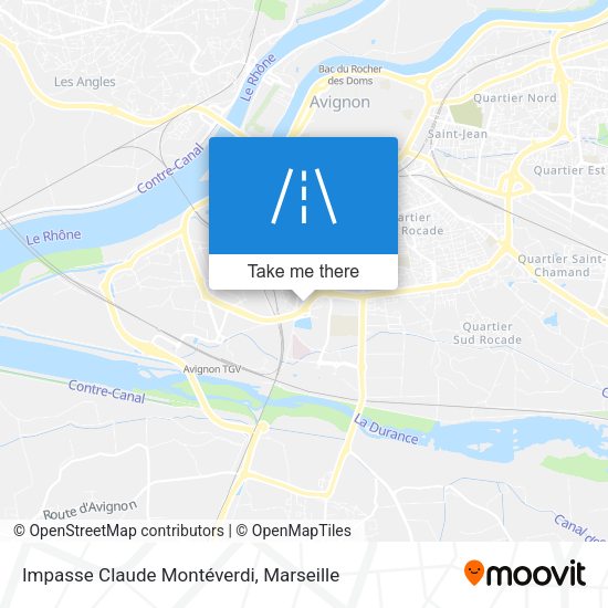 Impasse Claude Montéverdi map