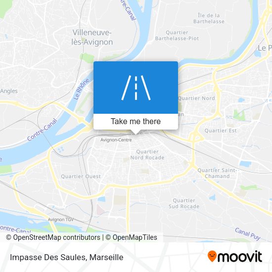 Impasse Des Saules map
