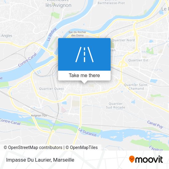 Impasse Du Laurier map