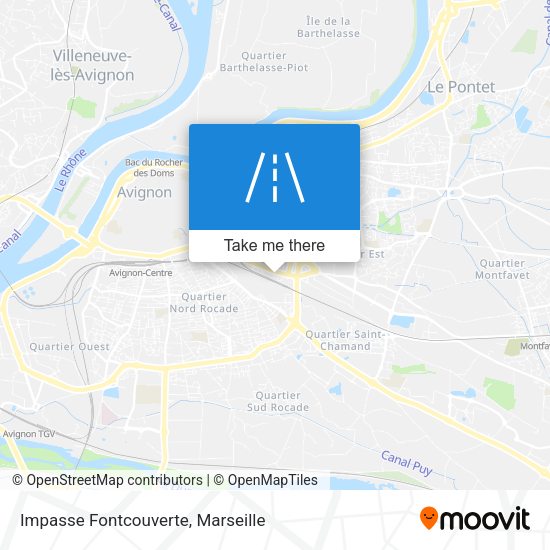 Impasse Fontcouverte map