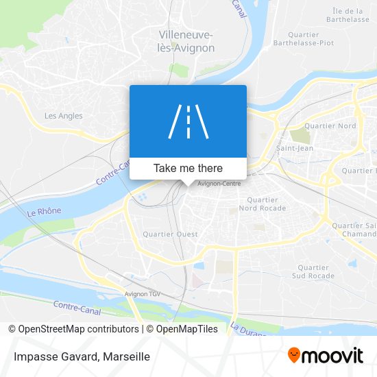 Impasse Gavard map