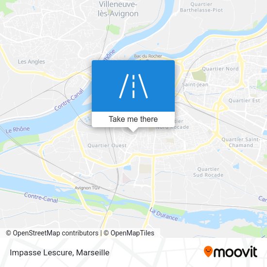Impasse Lescure map