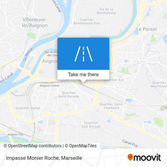 Impasse Monier Roche map