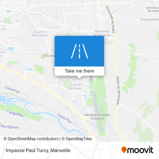 Impasse Paul Turcy map