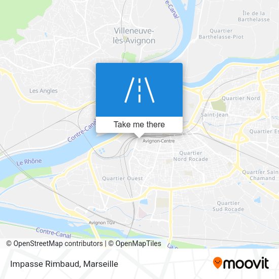 Impasse Rimbaud map