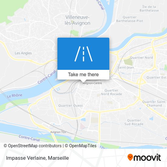 Impasse Verlaine map
