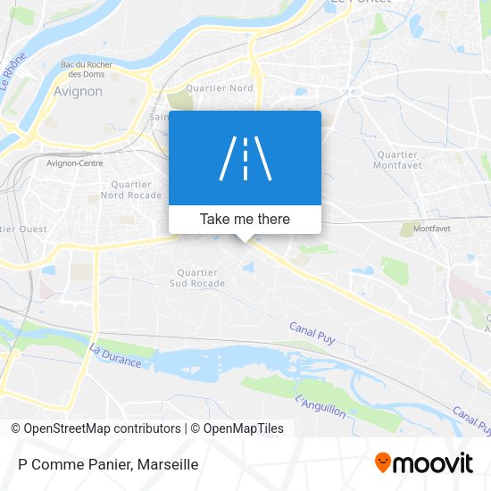 P Comme Panier map