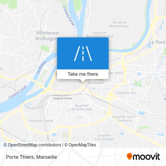 Porte Thiers map