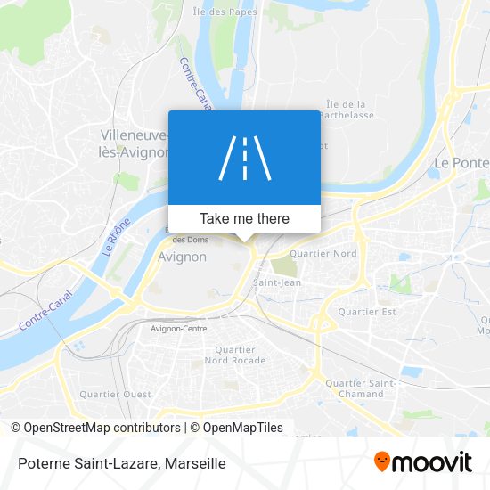 Poterne Saint-Lazare map