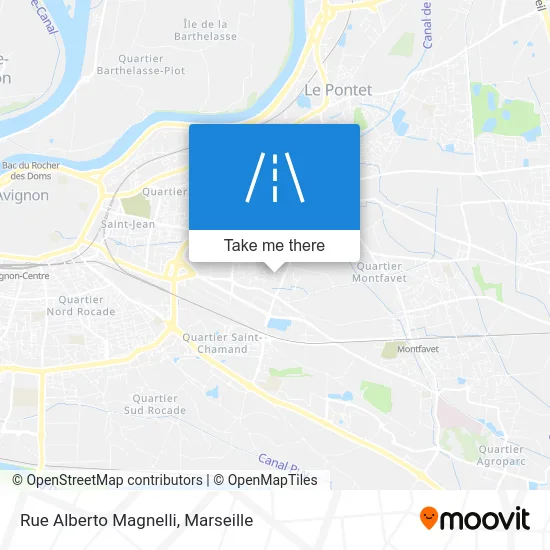 Rue Alberto Magnelli map