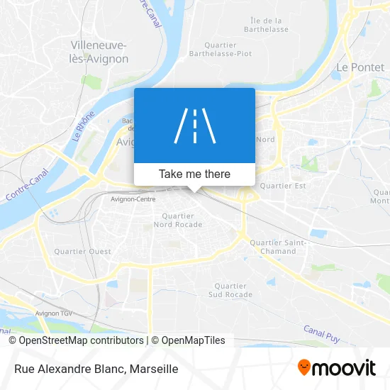 Rue Alexandre Blanc map