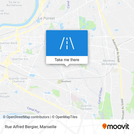 Rue Alfred Bergier map