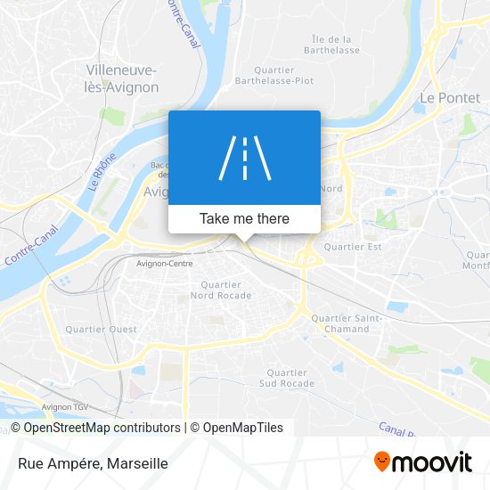 Rue Ampére map