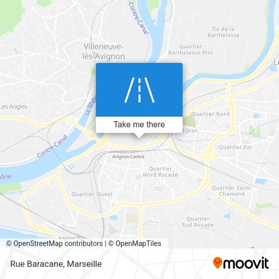 Rue Baracane map