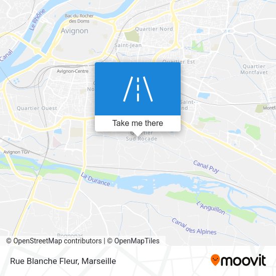Rue Blanche Fleur map