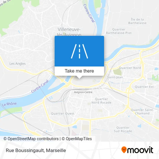 Rue Boussingault map