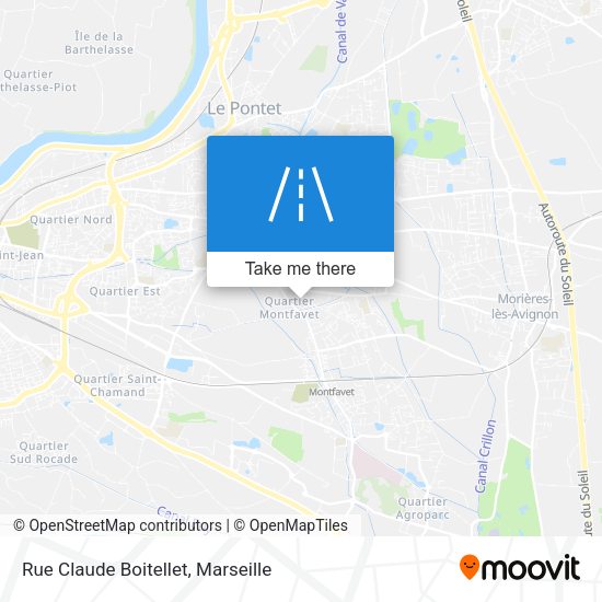 Rue Claude Boitellet map