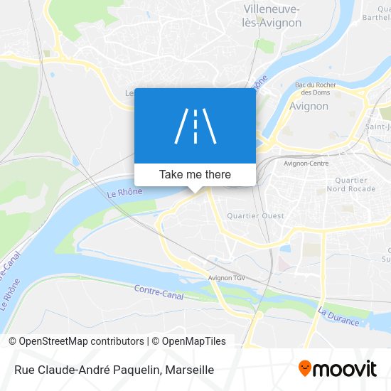 Rue Claude-André Paquelin map
