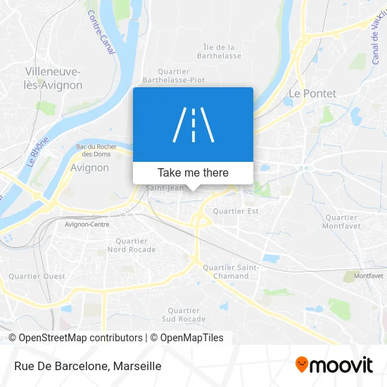 Rue De Barcelone map