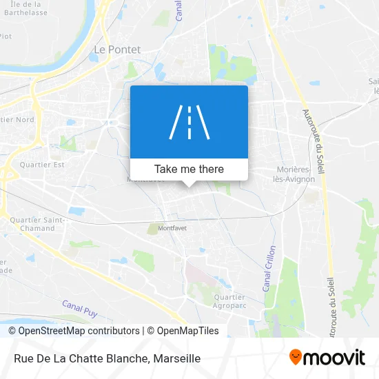 Rue De La Chatte Blanche map