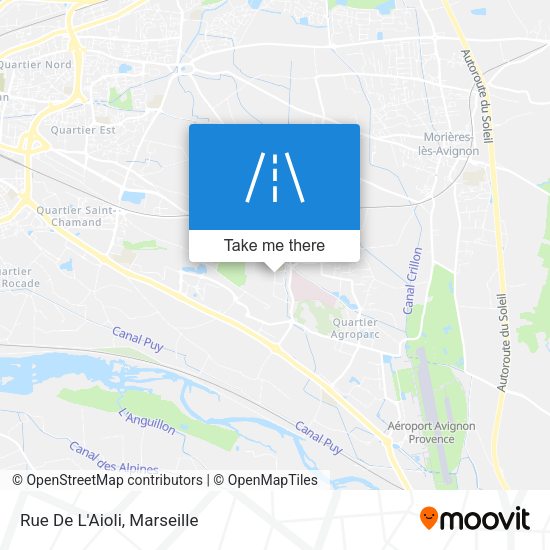 Rue De L'Aioli map
