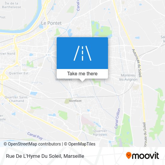 Rue De L'Hyme Du Soleil map