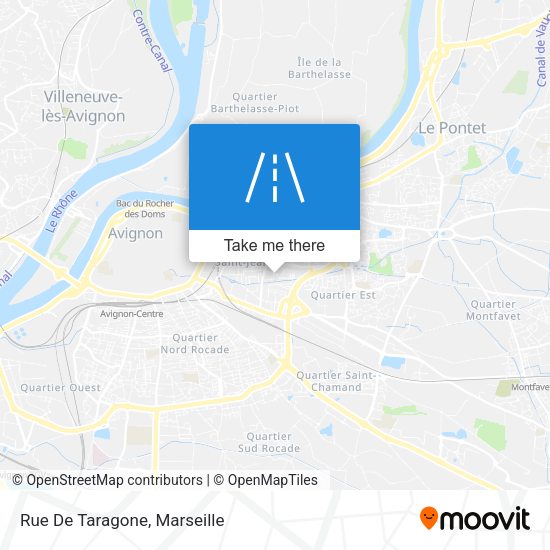 Rue De Taragone map