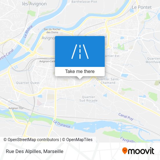 Rue Des Alpilles map