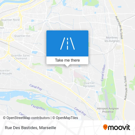 Rue Des Bastides map