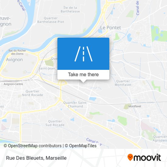 Rue Des Bleuets map