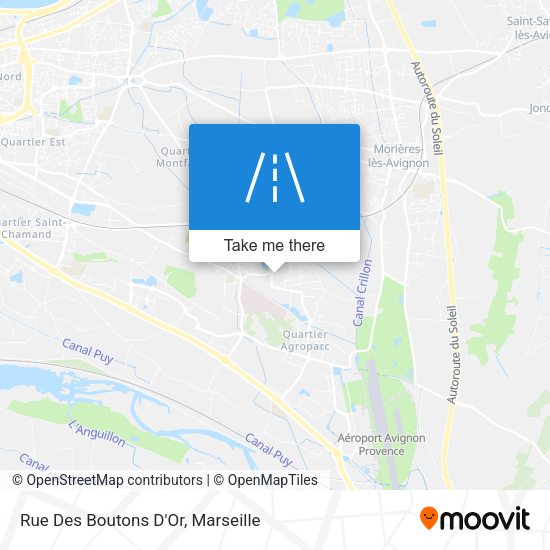 Rue Des Boutons D'Or map