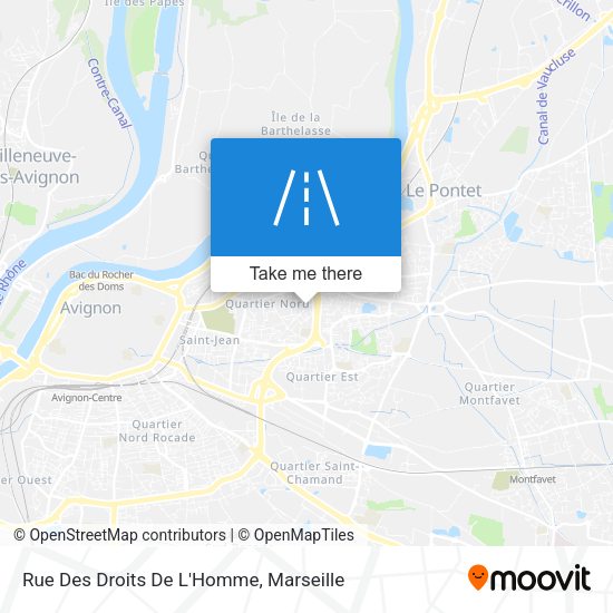Rue Des Droits De L'Homme map