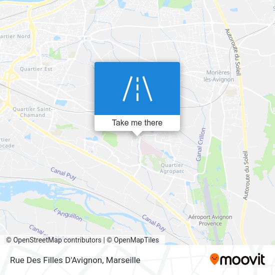 Rue Des Filles D'Avignon map