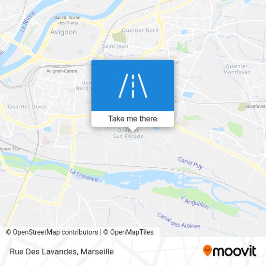 Rue Des Lavandes map