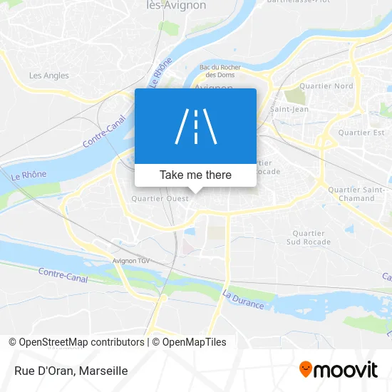 Rue D'Oran map