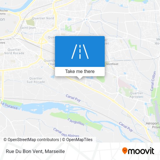 Rue Du Bon Vent map