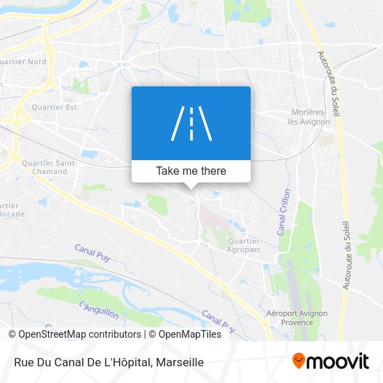 Rue Du Canal De L'Hôpital map