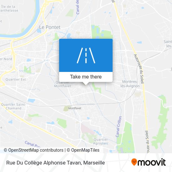 Rue Du Collège Alphonse Tavan map