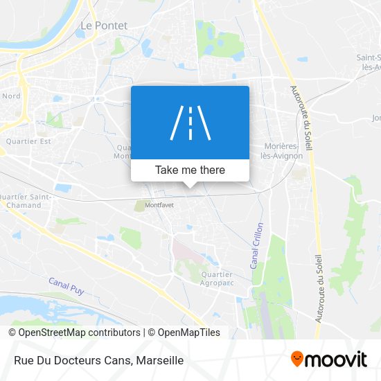 Rue Du Docteurs Cans map