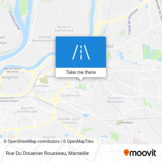 Rue Du Douanier Rousseau map