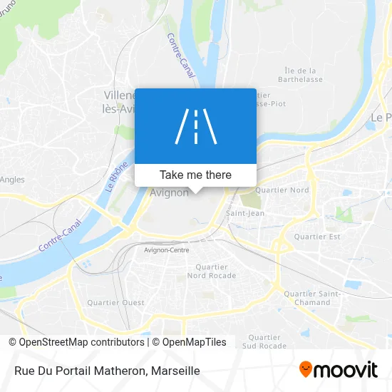 Rue Du Portail Matheron map