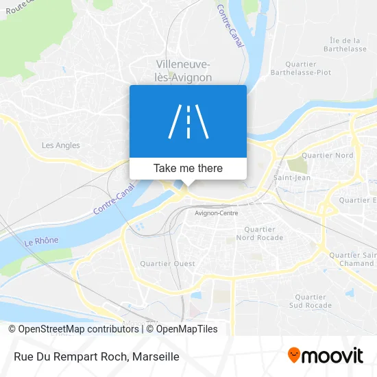 Rue Du Rempart Roch map