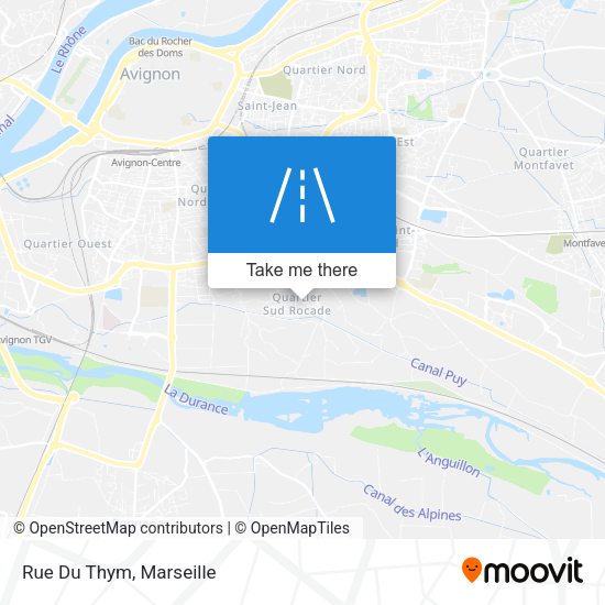 Rue Du Thym map