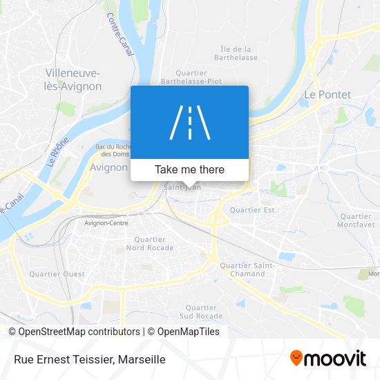 Rue Ernest Teissier map