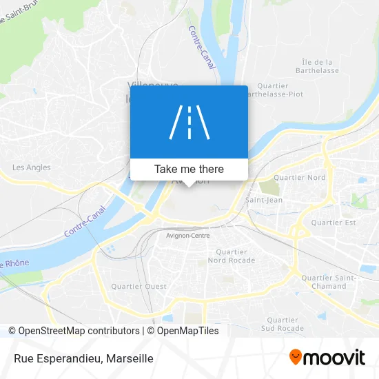Rue Esperandieu map