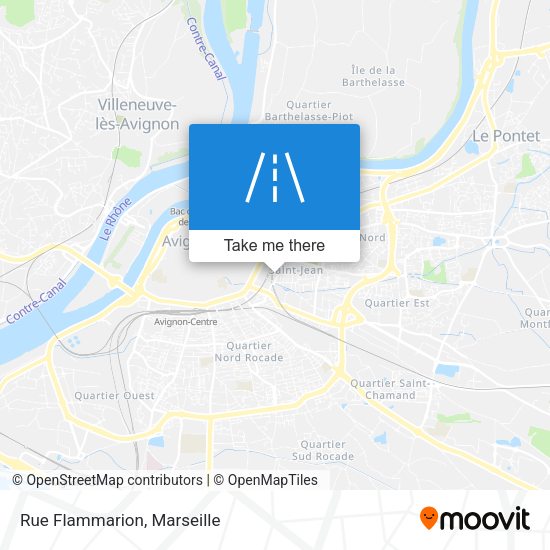 Rue Flammarion map