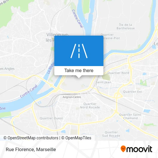 Rue Florence map