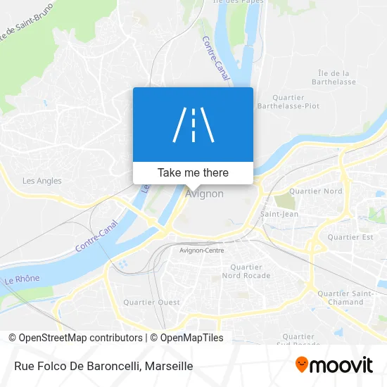 Rue Folco De Baroncelli map