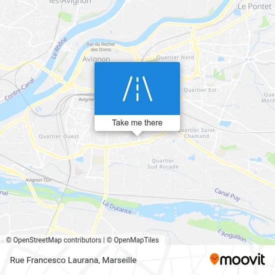 Rue Francesco Laurana map